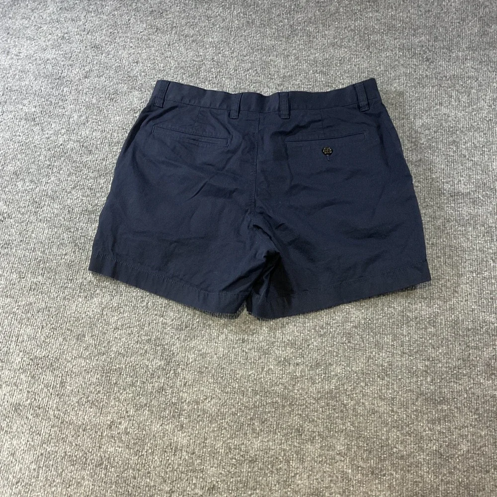 J.Crew Mens 5 Inch Inseam Chino Shorts Navy Blue Size 31 Cotton Summer Oarsman